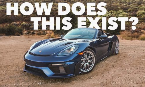 Безумно е, че Porsche 718 Spyder RS съществува: Видео ревю