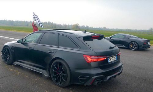 Гледайте края на състезанието за драг на Audi RS6-R, преди да е започнало поради решаваща грешка