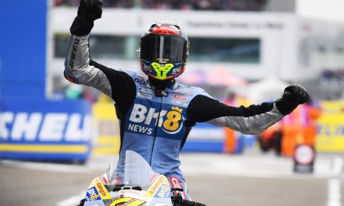 Новобранецът в MotoGP Фермин Алдегер се стреми към заводски пилот на Ducati през 2027 г. след подиума в Льо Ман